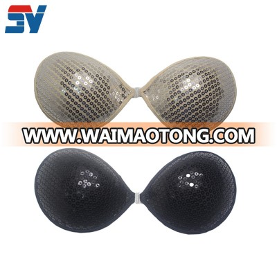 New style adhesive breast stick on push lift up backless invisible girl bra for bf hot sexy image